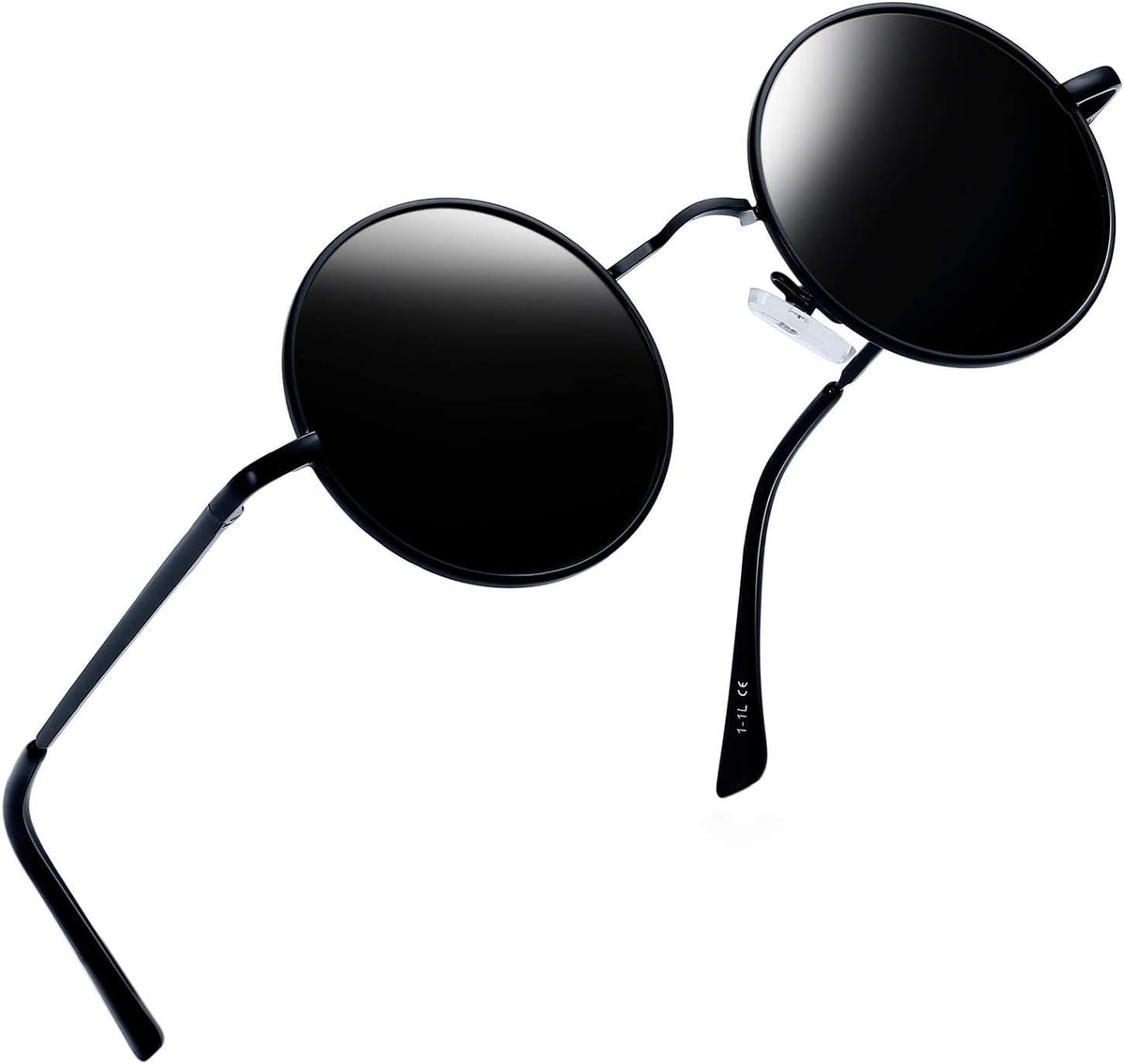 Joopin Round Polarized Sunglasses for Men Women, UV Protection Sun Glasses Small Circle Hippie Lennon Shades Sunglasses