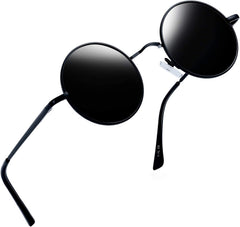 Joopin Round Polarized Sunglasses for Men Women, UV Protection Sun Glasses Small Circle Hippie Lennon Shades Sunglasses