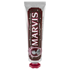 Marvis Black Forest Toothpaste, Sensational Chocolate and Cherry Flavoured Toothpaste Helps Remove Plaque with Long-Lasting Freshness - 75ml