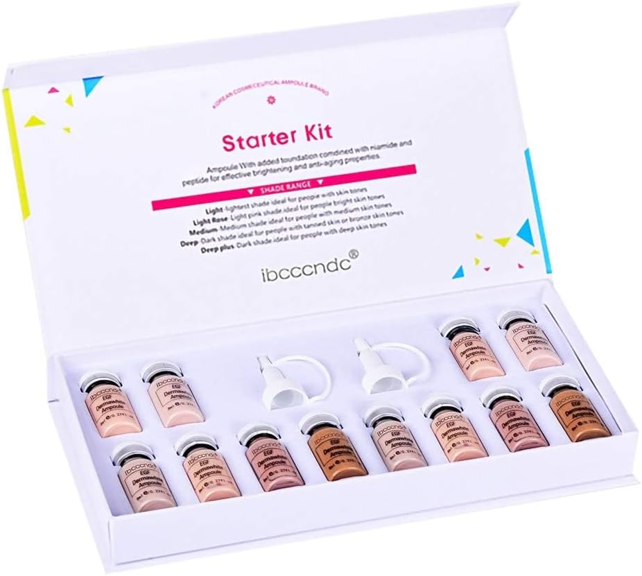 NALACAL Semi-Permanent Foundation Liquid for Microneedling System, Long-Lasting Waterproof Base Concealer, Radiant Glow Makeup Set for Flawless Skin