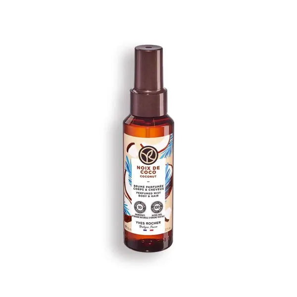 Yves Rocher Sweet Coconut Hair and Body Spray Long Lasting Mist Women 100 ml / 3.3 fl.oz