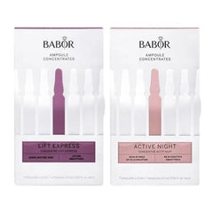 BABOR Lift Express & Active Night Ampoule Serum Concentrate Bundle