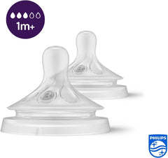 AVENT Philips Natural Response Teat for 1 Month+ Babies SCY963/02- Twin Pack