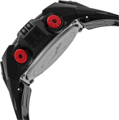 PUMA Men's Watches Bold, Digital Movement, Polyurethane Strap, One Size, Strap - Black