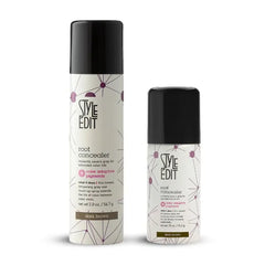Style Edit Dark Brown Travel Size and Full Sized Root Concealer Duo to Cover Up Roots and Grays For Hair Coloring, Shine Enhancing