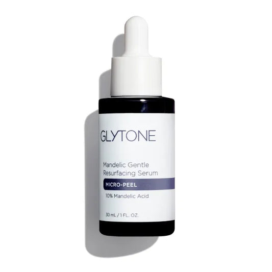 Glytone Micro-Peel 10% Mandelic Acid Serum | Anti-Aging AHA Gentle Exfoliant with Phytic Acid for all Skin types | Reduces Redness, Uneven tone & Dark Spots | Fragrance-Free, Paraben-Free - 1 Fl oz