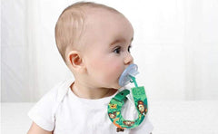 HuanShiJingXuan Soother clip - 6 only pacifier clips - stylish teeth ring nipple holder for baby boys and girlsFits Most Pacifier Styles Baby Teething Toys and Baby Gift
