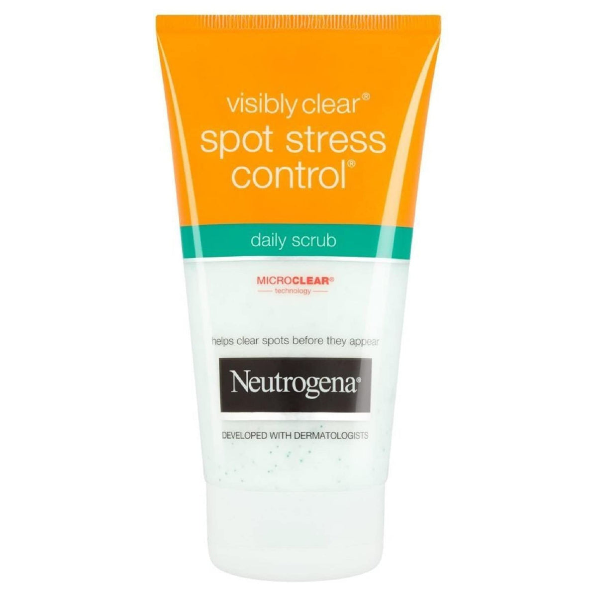 Neutrogena Face Scrub, Visibly Clear, Spot Stress Control, 150ml