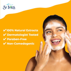 St. Ives Blemish Care Face Wash With 100% Natural Tea Tree Extracts & Salicylic Acid| Unclogs Pores and Removes Impurities, Dirt & Oil| Dermatologically Tested| Soap-Free & Paraben-Free| 200ml