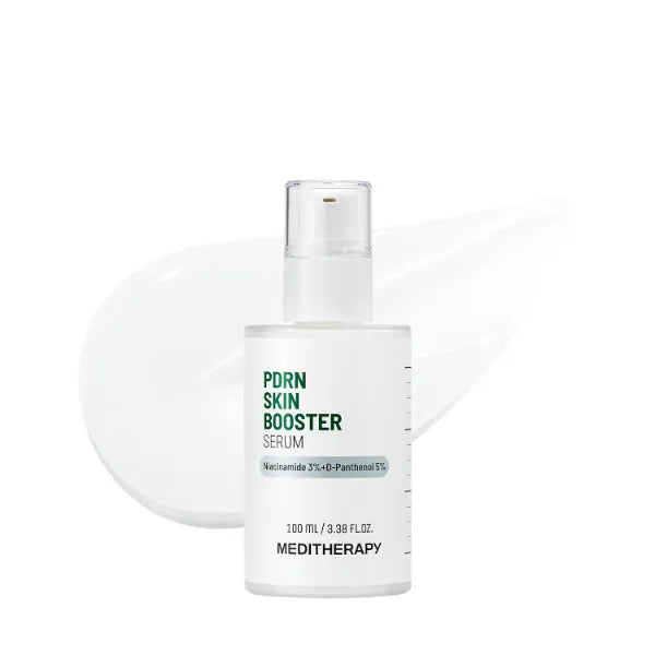 MEDITHERAPY PDRN Skin Booster Serum – Centella PDRN & D-Panthenol for Redness Relief and Rejuvenation, Gentle Cica Facial Serum for Sensitive Care, Korean Skin Care, 100 ml (3.38 fl.oz)