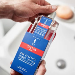 Speick Men Pre Electric Shave Lotion with Relaxing Lavender Oil and a Blend of Essential Oils, Natural Vegan Skin Care, 3.4 Fluid Ounces