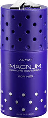 Armaf Magnum A6 Perfume Body Spray For Men, Blue - 250 ml