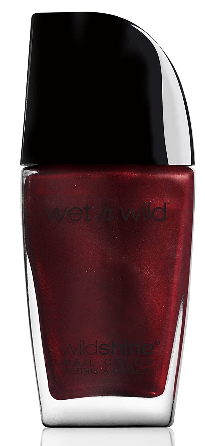 Wet n Wild Wild Shine Nail Color - Burgundy Frost, 0.41 Oz., Pack Of 1