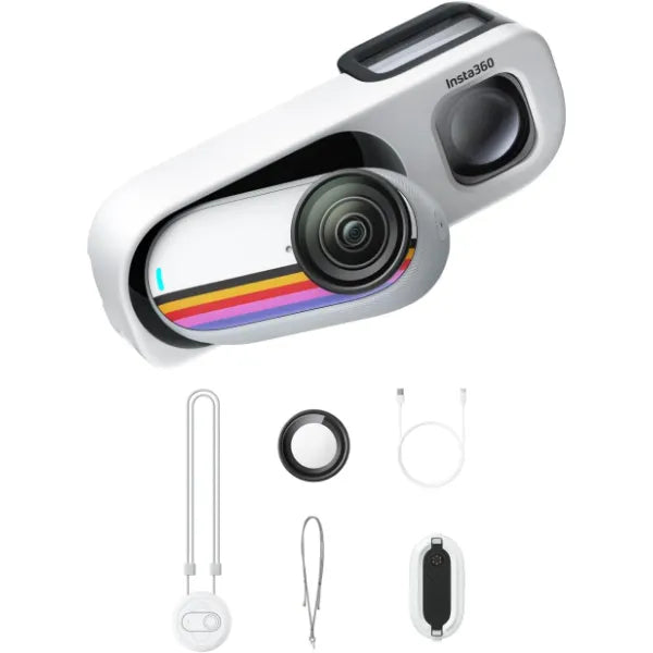 Insta360 GO 3S 4K Action Camera Retro Bundle Special Edition 128GB - Canvas White