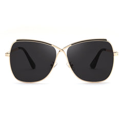 FEISEDY Womens Pilot Sunglasses Oversized Butterfly X Shape Design Cateye Cute Lady Sunglasses B2738