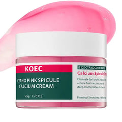 KOEC Anti-Wrinkle Eye Cream – Dark Circles, Fine Lines & Puffiness with Calcium & Vitamin B12 for Hydrating, Firming & Glass Skin