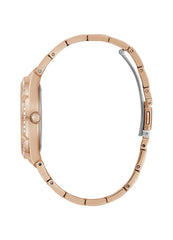 GUESS Women's Quartz Analog Watch with Stainless Steel Strap GW0604L3, Rose Gold, Bracelet