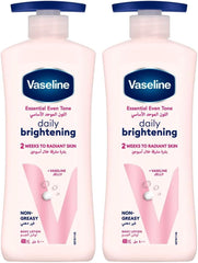 Vaseline Vaseline, Essential Even Tone Daily Brightening, 400 ml (Pack of 2)