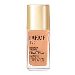 Lakme 9 To 5 Primer, Matte Perfect Cover Foundation W240 Warm Beige,25ML, Multi