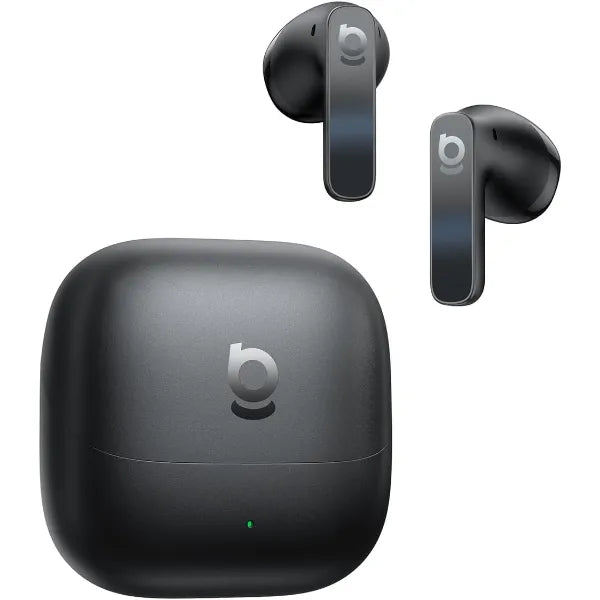 Baseus BS1 NC Semi-in-Ear Noise Cancelling Earbuds – Adaptive Hybrid ANC, LDAC Hi-Res Audio, 40H Playtime, 6-Mic AI Calls, Ultra-Light 4g Fit