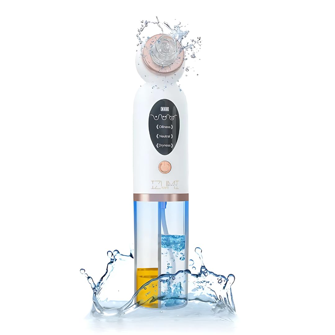Micro-Vibrating Facial Cleanser for Shrinking Pores, Waterproof and Rechargeable Skin Cleanser, Blackhead Remover, Gentle Facial Massager for Deep Pore Cleaning | Designed in the UAE