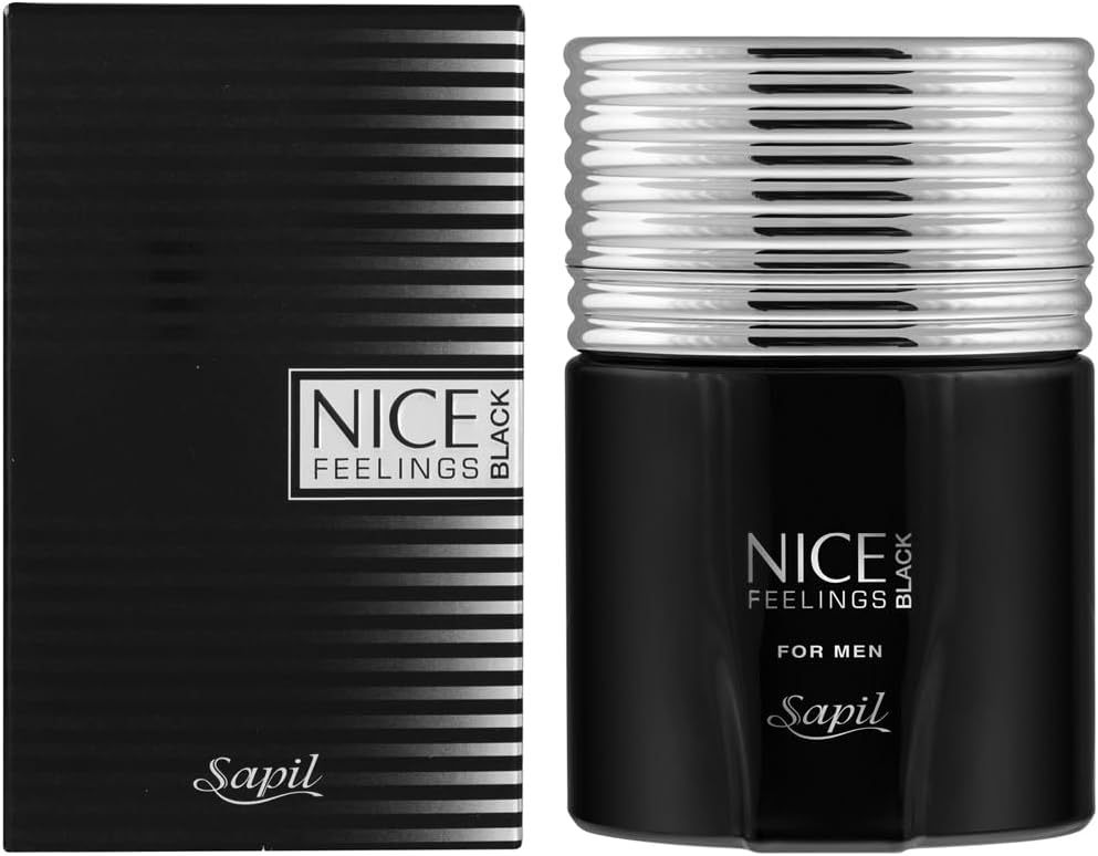 Sapil Nice Feeling Black for Men Eau De Toilette 75ml