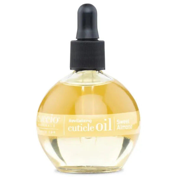 Cuccio Naturale Sweet Almond Revitalizing Cuticle Oil, Lightweight Fast Absorbing Hydrating Nail & Cuticle Conditioner, Cold Pressed Oils + Vitamin E, 2.30 Fl Oz