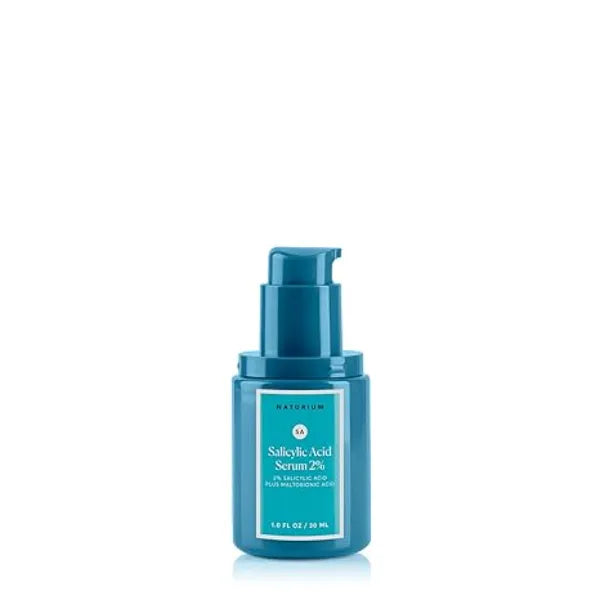 Naturium Salicylic Acid Serum 2%, Blemish Treatment with Maltobionic Acid, 1 oz 30 ml