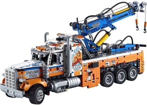 LEGO Technic Heavy-Duty Tow Truck 42128 Building Blocks Toy Car Set; Toys for Boys, Girls, and Kids (2,017 Pieces)