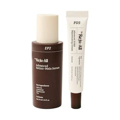 Dr.Reju All Repair & Tone Duo: Advanced PDRN Rejuvenating Cream + Advanced Retino-Mela Serum Face Moisturizer & Retinol Serum for Firming & Smooth Skin, Korean Pharmacy Anti Aging Skin Care