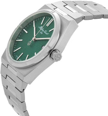 Mathey-Tissot Zoltan Quartz Diamond Green Dial Men's Watch H117AV - Silver-tone