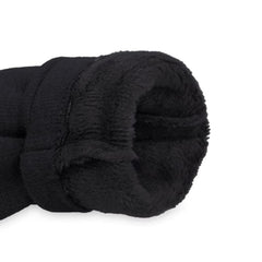 Tomily Womens Touch Screen Phone Fleece Windproof Gloves Winter Warm Wear - Black / Grey
