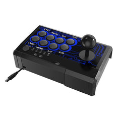 COOLBABY Fight Stick Controller, 7 in 1 Fight Joystick Arcade Game Fighting Joysticks, USB Port, Compatible with Windows, X-box One, PS-4, PS-3, Ninten-do Switch, and Android