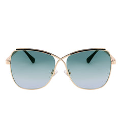 FEISEDY Womens Pilot Sunglasses Oversized Butterfly X Shape Design Cateye Cute Lady Sunglasses B2738