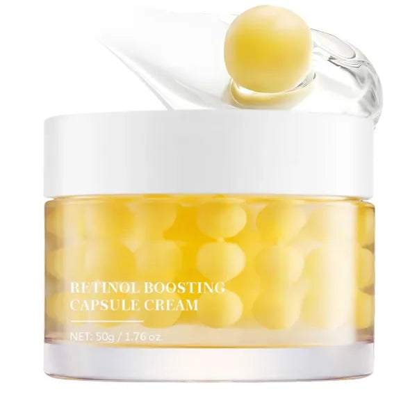 KOEC Deep Collagen Retinol Capsule Cream – Golden Face & Neck Moisturizer with Hyaluronic Acid for Firming, Hydrating & Anti-Aging