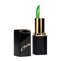 L'Paige L14  GREEN/WHITE Split-Stick Lipstick  Aloe Vera Based, Long-lasting, Moisturizing