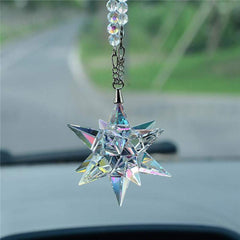 FJKWLC Car Pendant Crystal Meteor Decoration Hanging Ornament Charms Automobiles Interior Rearview Mirror Suspension Trim Accessories