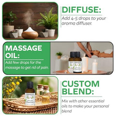 Drsous Ca Organic Peppermint Oil 30ml | 100% Pure Cold Pressed Peppermint Essential Oil for Hair & Skin care, Muscle & Joint Relief | Made in Palestine