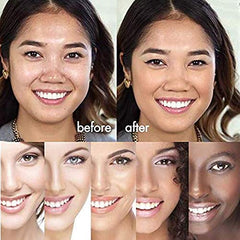 GROLOVE 30ml GROLOVE Color Changing Foundation Liquid Base Makeup Change To Your Skin Tone By Just Blending, white
