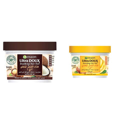 Garnier Ultra Doux Smoothing Hair Food 390ml & Ultra Doux Nourishing Hair Food 390ml