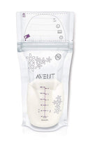 Philips Avent Breast Milk Storage Bags, Clear, 180 ml, 50 Pack