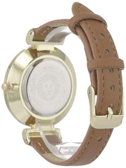 Anne Klein Women's Strap Watch, AK/3842, Brown/Gold, Quartz Movement