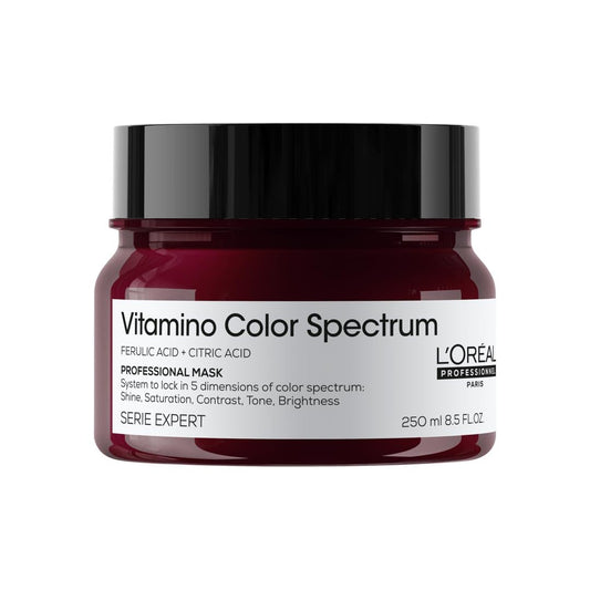 L'Oréal Professionnel Paris Vitamino Color Spectrum Mask - Maintains Day 1 Vibrancy, Intensive Moisture, Strengthens & Smooths Hair, For All Colored & Vivid Hair 250ml