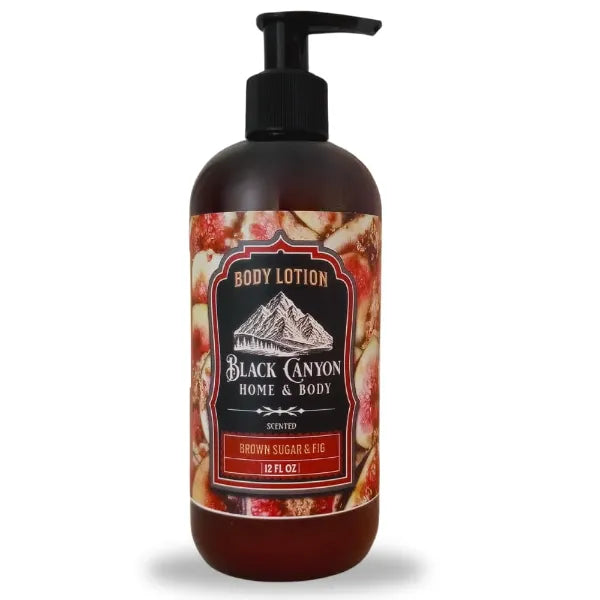 Black Canyon Home and Body Brown Sugar & Fig Scented Body Lotion with Lanolin and Jojoba Oil, 12 Oz