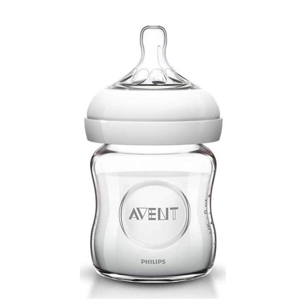 Philips AVENT Natural Feeding Bottle Glass, 120 ml - SCF671/17