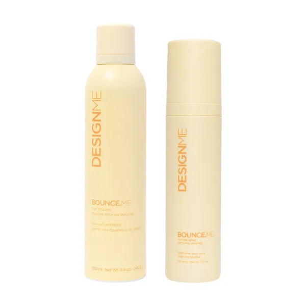 DESIGNME BOUNCE.ME Curl Gel & Curl Mousse for Curly Hair | Defines & Enhances Waves, Curls & Coils | 48H Frizz & Humidity Defense | Lasting, Touchable Hold
