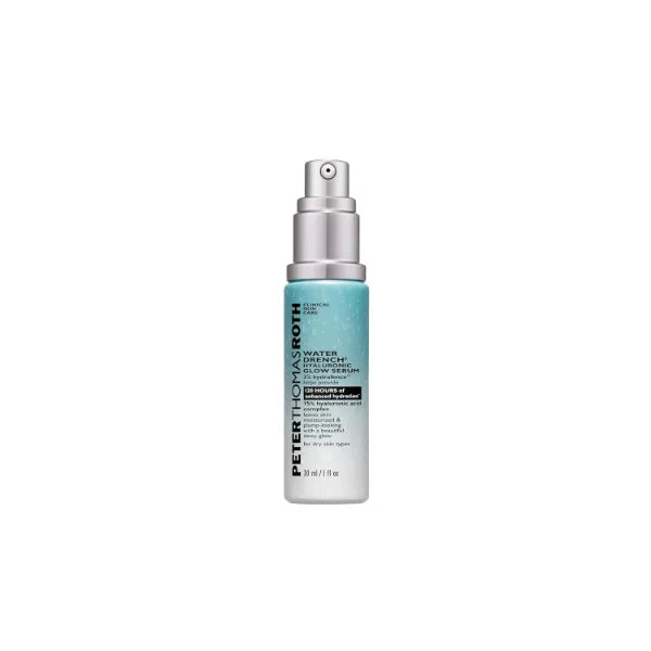 Peter Thomas Roth | Water Drench Hyaluronic Glow Serum | Hydrating Serum, Up to 120 Hours of Enhanced Hydration, 1 Fl Oz