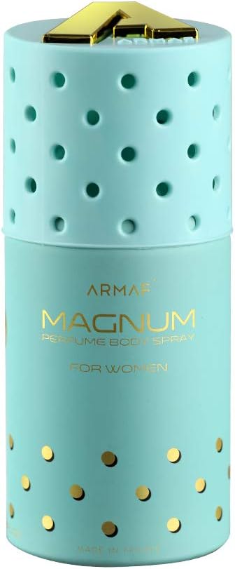 Armaf magnum a9 perfume body spray for women, turquoise - 250 ml