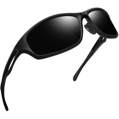 Joopin Polarized Sports Sunglasses for Men Women Driving Cycling Running Fishing Glasses UV400 Protection Wrap Around Shades Lenses