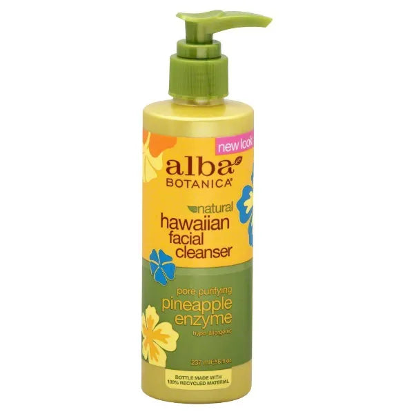 Alba Botanica hawaiian Facial Cleanser Pineapple Enzyme 8 Oz